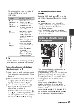 Preview for 39 page of Sony 1080i Operating Instructions Manual