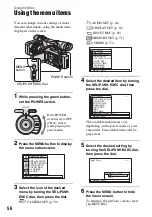 Preview for 56 page of Sony 1080i Operating Instructions Manual