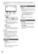 Preview for 68 page of Sony 1080i Operating Instructions Manual