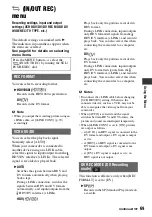 Preview for 69 page of Sony 1080i Operating Instructions Manual