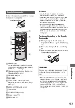 Preview for 123 page of Sony 1080i Operating Instructions Manual