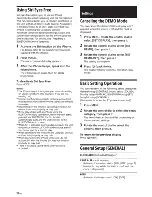 Preview for 18 page of Sony 158N5100BT Operating Instructions Manual