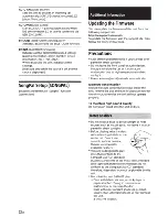 Preview for 22 page of Sony 158N5100BT Operating Instructions Manual