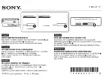 Preview for 42 page of Sony 158N5100BT Operating Instructions Manual