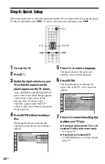 Preview for 22 page of Sony 3-283-149-22(2) Operating Instructions Manual