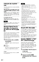 Preview for 26 page of Sony 3-283-149-22(2) Operating Instructions Manual