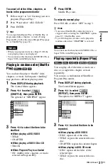 Preview for 31 page of Sony 3-283-149-22(2) Operating Instructions Manual