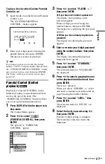 Preview for 37 page of Sony 3-283-149-22(2) Operating Instructions Manual