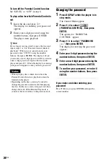 Preview for 38 page of Sony 3-283-149-22(2) Operating Instructions Manual