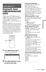 Preview for 43 page of Sony 3-283-149-22(2) Operating Instructions Manual