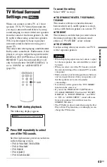 Preview for 45 page of Sony 3-283-149-22(2) Operating Instructions Manual