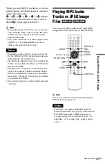 Preview for 47 page of Sony 3-283-149-22(2) Operating Instructions Manual