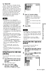 Preview for 51 page of Sony 3-283-149-22(2) Operating Instructions Manual