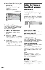 Preview for 54 page of Sony 3-283-149-22(2) Operating Instructions Manual