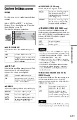 Preview for 57 page of Sony 3-283-149-22(2) Operating Instructions Manual
