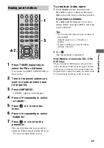 Preview for 53 page of Sony 3-284-083-41(1) Operating Instructions Manual