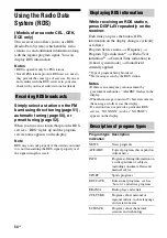 Preview for 54 page of Sony 3-284-083-41(1) Operating Instructions Manual