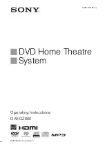 Sony 3-285-995-11(1) Operating Instructions Manual preview