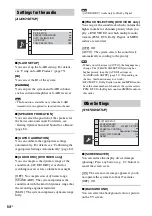 Preview for 54 page of Sony 3-285-995-11(1) Operating Instructions Manual