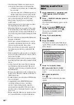 Preview for 66 page of Sony 3-285-995-11(1) Operating Instructions Manual