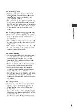 Preview for 9 page of Sony 3-288-523-13(1) Operating Manual