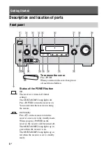 Preview for 6 page of Sony 3-289-450-45(1) Operating Instructions Manual