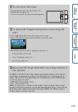 Preview for 32 page of Sony 3D Bloggie MHS-FS3 Handbook