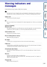 Preview for 72 page of Sony 3D Bloggie MHS-FS3 Handbook