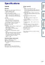 Preview for 77 page of Sony 3D Bloggie MHS-FS3 Handbook