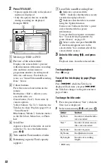 Preview for 32 page of Sony 4-131-978-11(1) Operating Instructions Manual