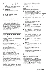 Preview for 29 page of Sony 4-139-513-11(1) Operating Instructions Manual