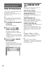 Preview for 34 page of Sony 4-139-513-11(1) Operating Instructions Manual