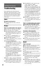 Preview for 42 page of Sony 4-139-513-11(1) Operating Instructions Manual