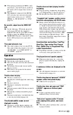 Preview for 43 page of Sony 4-139-513-11(1) Operating Instructions Manual