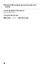 Preview for 26 page of Sony 4-149-235-11 (1) Instruction Manual