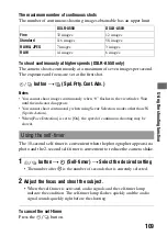 Preview for 109 page of Sony 4-149-235-11 (1) Instruction Manual