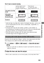 Preview for 111 page of Sony 4-149-235-11 (1) Instruction Manual