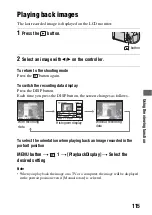 Preview for 115 page of Sony 4-149-235-11 (1) Instruction Manual