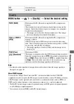 Preview for 129 page of Sony 4-149-235-11 (1) Instruction Manual