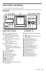 Preview for 9 page of Sony 480p Operating Instructions Manual