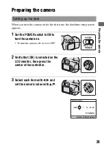 Preview for 25 page of Sony A200 - Alpha 10.2MP Digital SLR Camera Instruction Manual