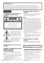 Preview for 2 page of Sony AC-L10A Operating Instructions Manual