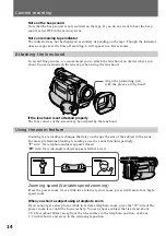 Preview for 14 page of Sony AC-L10A Operating Instructions Manual