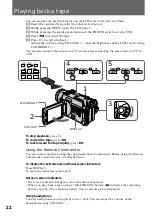 Preview for 22 page of Sony AC-L10A Operating Instructions Manual