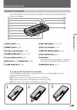 Preview for 139 page of Sony AC-L10A Operating Instructions Manual