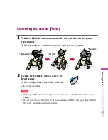 Preview for 47 page of Sony AIBO LIFE ERF-210AW01 User Manual