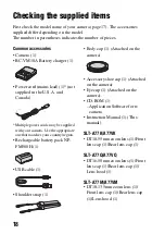 Preview for 18 page of Sony Alpha SLT-A77V Instruction Manual