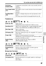 Preview for 67 page of Sony Alpha SLT-A77V Instruction Manual