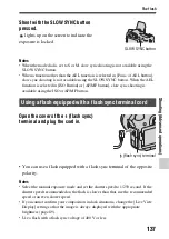 Preview for 137 page of Sony Alpha SLT-A77V Instruction Manual