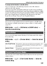 Preview for 177 page of Sony Alpha SLT-A77V Instruction Manual